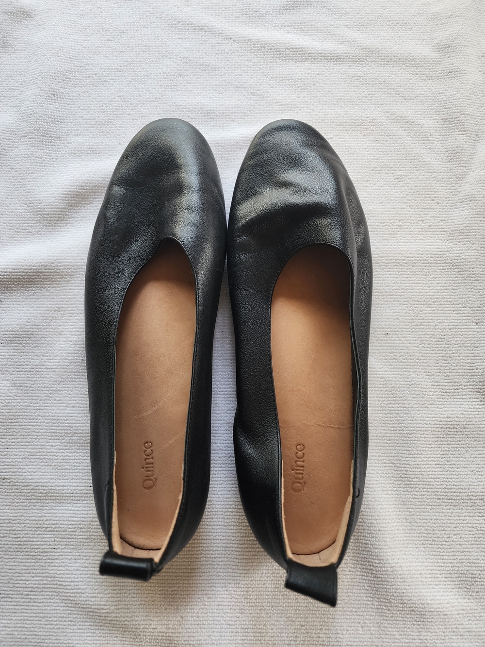 Quince Italian Leather Glove Ballet Flats – Black – Size 8 - Picture 4 of 6